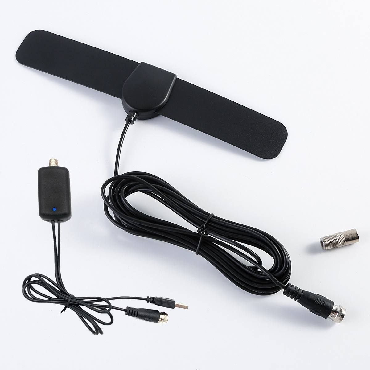 USB Powered High Gain Active Indoor Digital HD TV Antenna with Signal Amplifier