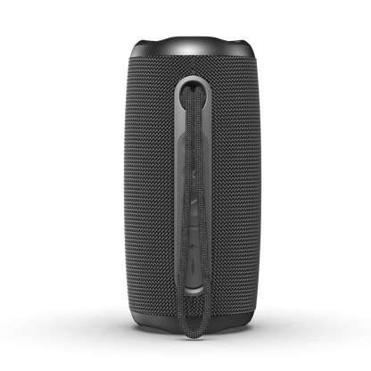 IPX6 Waterproof TWS Portable Bluetooth 5.3 Speaker with Colorful LED Lights & Carry Strap