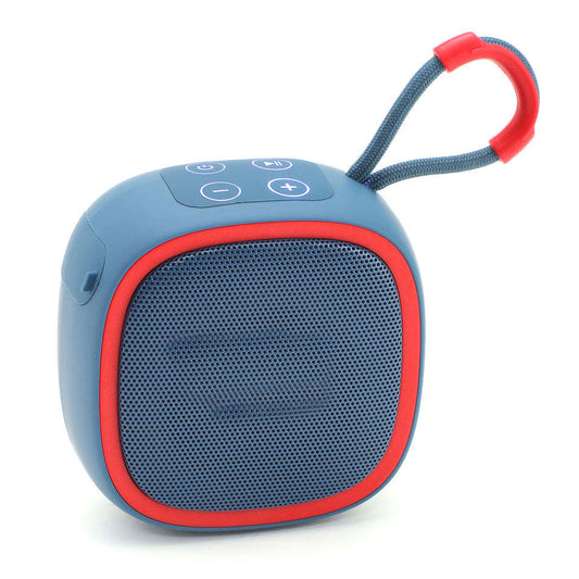 3W Portable Mini Bluetooth Speaker, ABS Outdoor Wireless Audio with LED Light & TF Card Slot