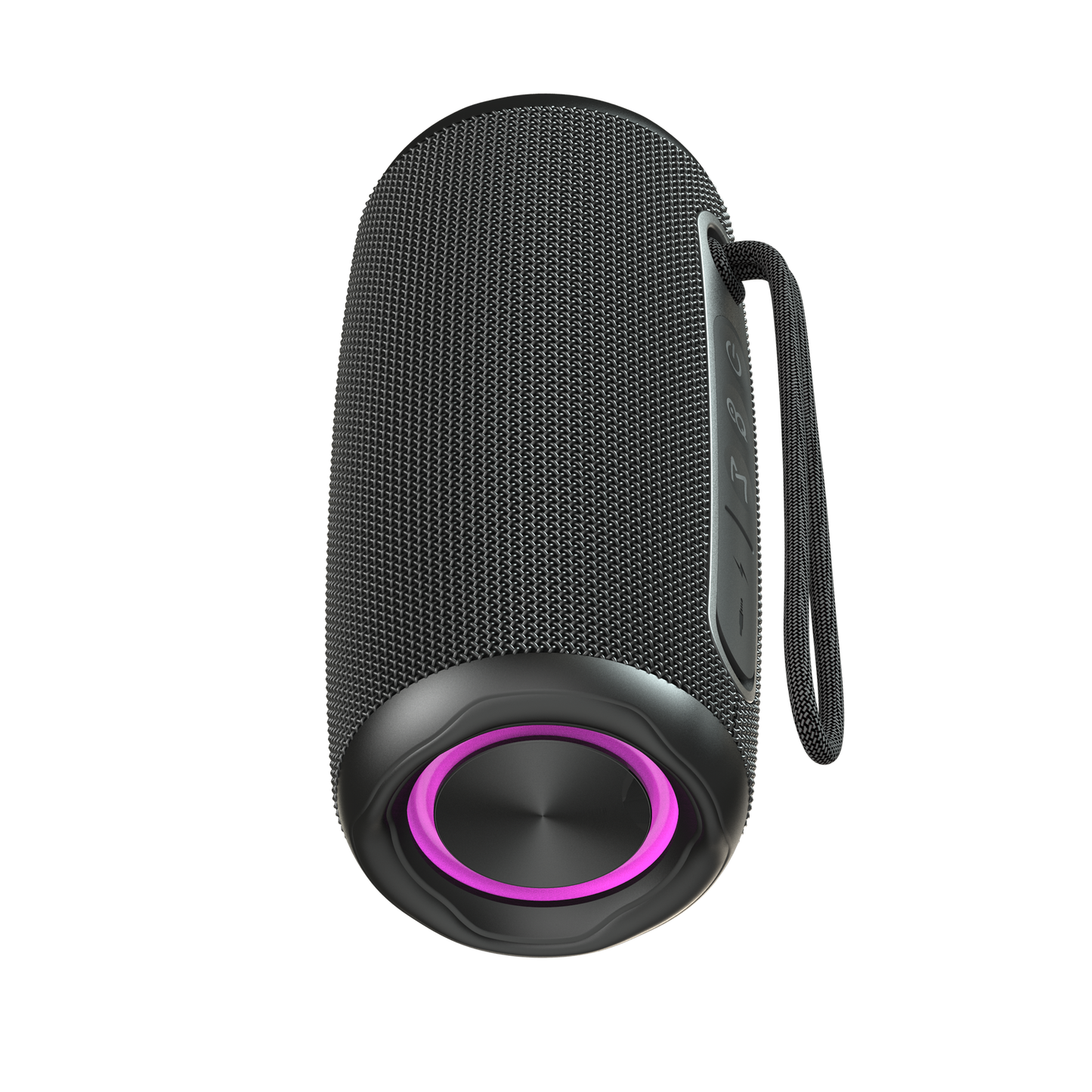 IPX6 Waterproof TWS Portable Bluetooth 5.3 Speaker with Colorful LED Lights & Carry Strap