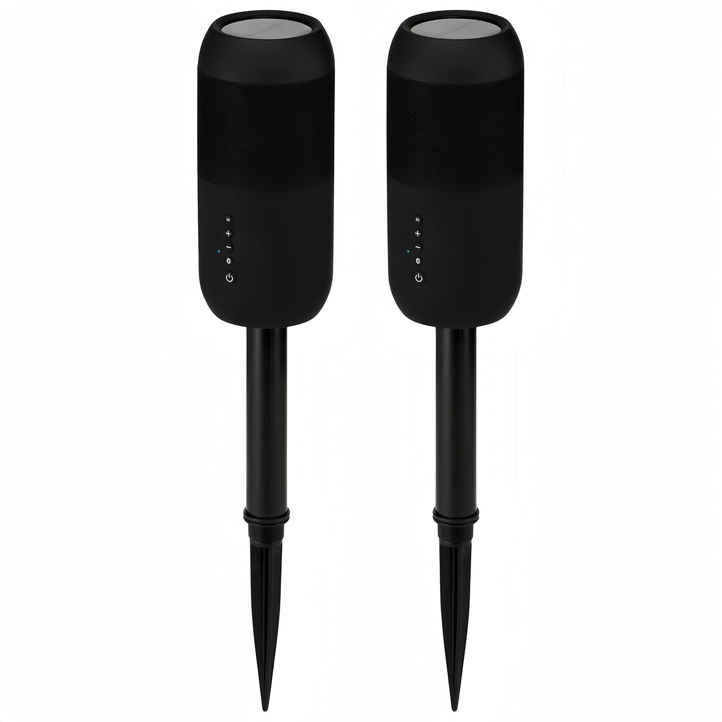 2Pcs Waterproof Outdoor Bluetooth Garden Speaker with Ground Stake, TWS Sync Up to 100 Units