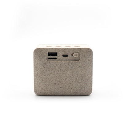 3W Mini Portable Bluetooth 5.0 Speaker with Wireless Phone Charging & Built-in Mic