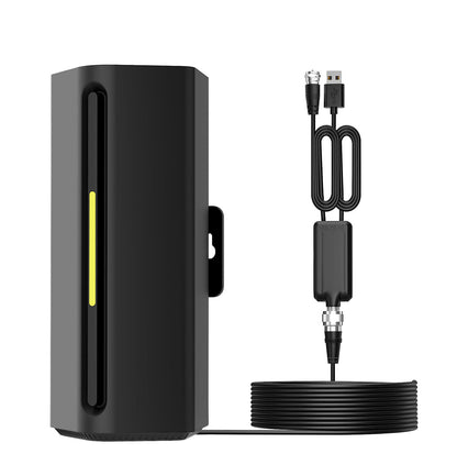 High Gain Waterproof Indoor & Outdoor Digital HD TV Antenna with USB Powered Signal Booster for 4K 1080P DVB-T2