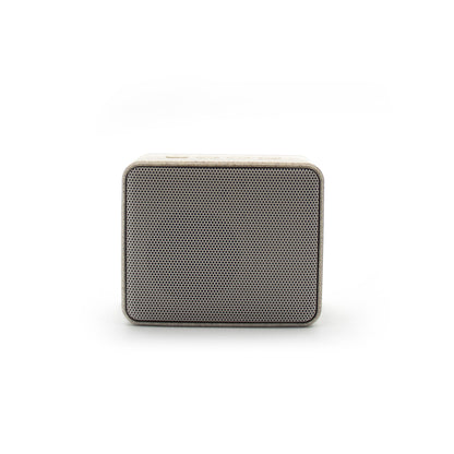 3W Mini Portable Bluetooth 5.0 Speaker with Wireless Phone Charging & Built-in Mic