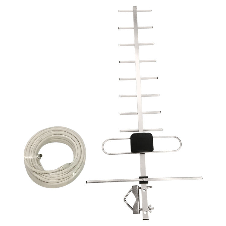 10E Aluminum Yagi Outdoor Digital HD TV Antenna for Terrestrial Television System