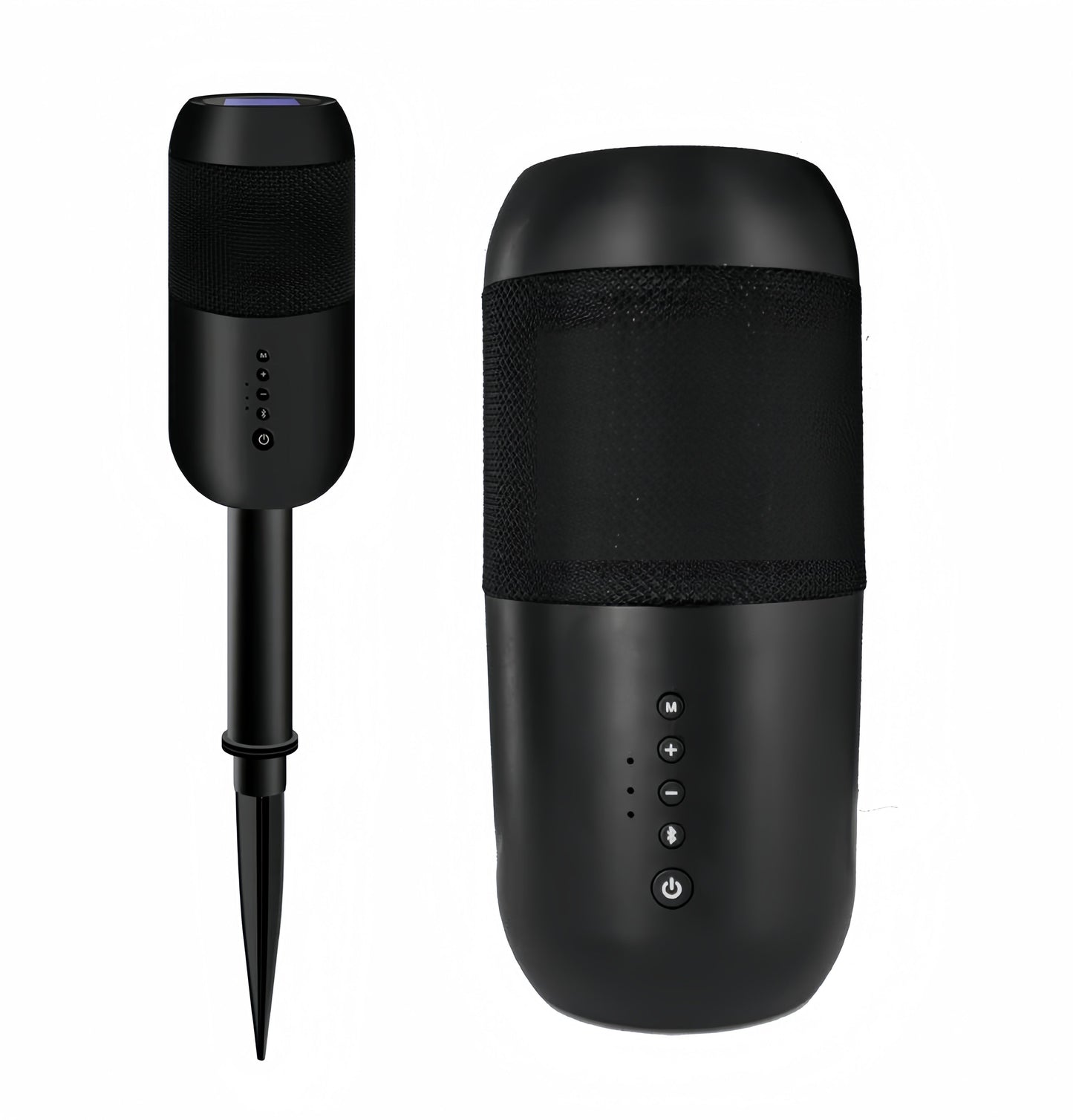 2Pcs Waterproof Outdoor Bluetooth Garden Speaker with Ground Stake, TWS Sync Up to 100 Units