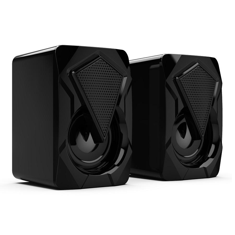 2.0 Channel USB Powered RGB Gaming Dual Speakers with Dynamic LED Ambient Lighting
